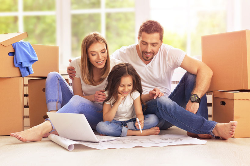 A Family Preparing for a Move