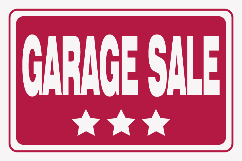 Advertising Graphics For A Garage Sale