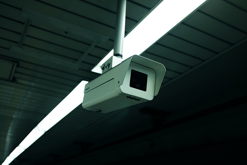 A CCTV Camera Inside A Self Storage Facility