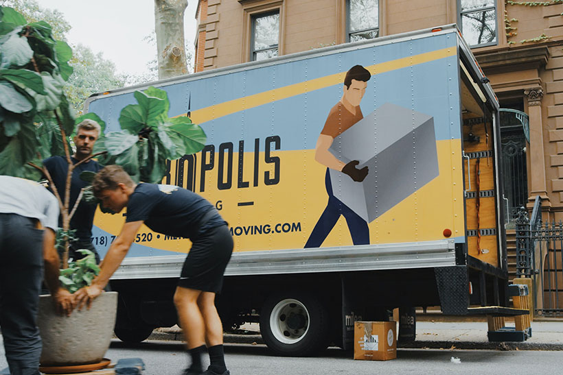 Movers Loading The Truck