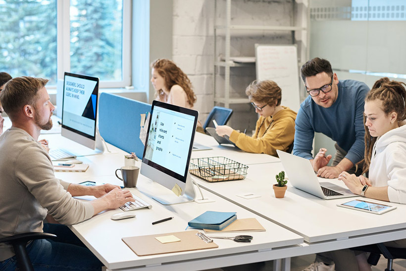 People Working In An Office