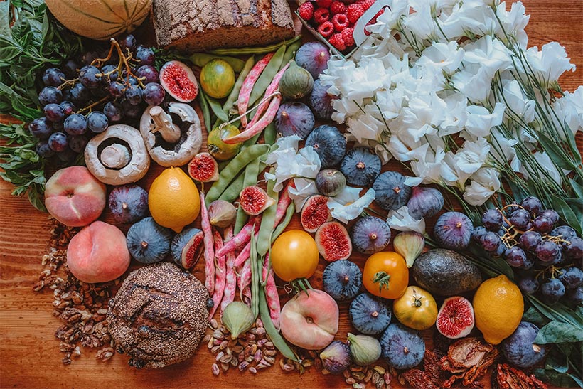 Fruits And Vegetables On The Table