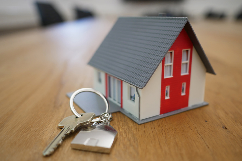 A House Model And Keys