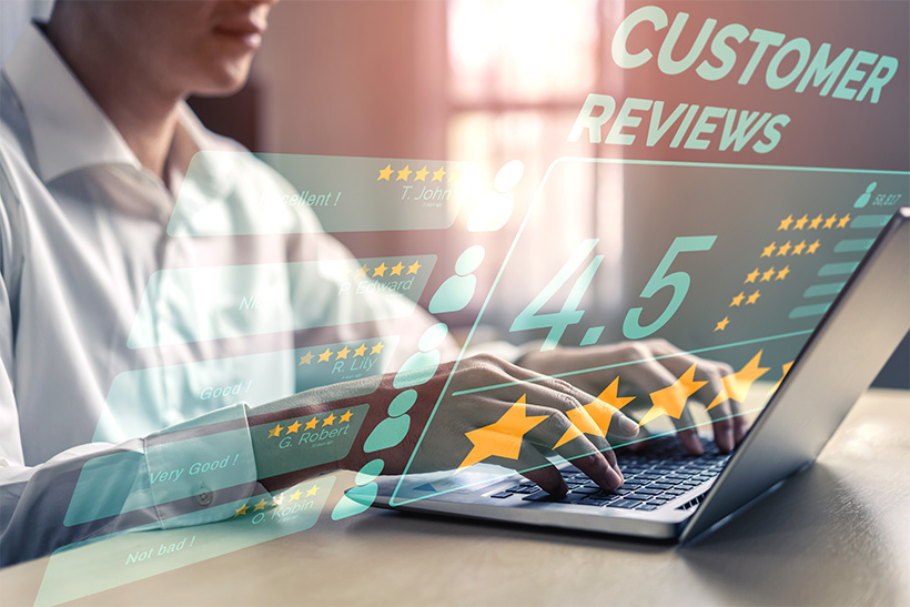 Checking Customer Reviews Online