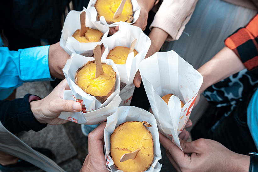 People Sharing Food